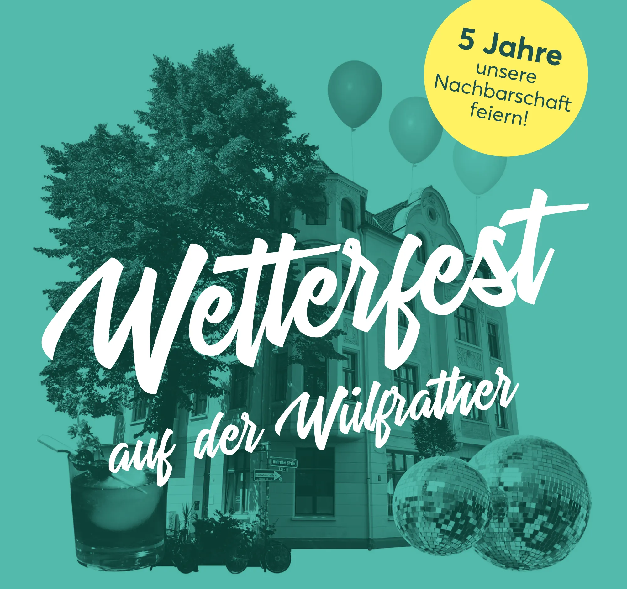 Wetterfest auf der Wülfrather, Nachbarschaftsfest Wetterstraße × Wülfrather Straße, 12. September 2026